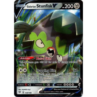 Galarian Stunfisk V - 128/189 - Darkness Ablaze