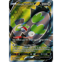 Galarian Stunfisk V - 184/189 - Darkness Ablaze