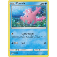 Corsola - 36/149 - Sun And Moon Base Set