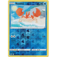 Krabby - 043/202 - Sword And Shield Base Set - Reverse Holo