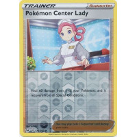 Pokemon Center Lady - 176/202 - Sword And Shield Base Set - Reverse Holo