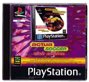 Actua Soccer Club Edition - PS1 Complet Version Française PlayStation 1