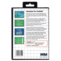 American Pro Football for Sega Master System