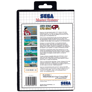 Jeu Vidéo Ayrton Senna's Super Monaco GP 2 - Sega Master System - Très Bon État - Collector