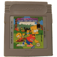 Bart Simpsons: Escape From Camp Deadly for Nintendo Gameboy