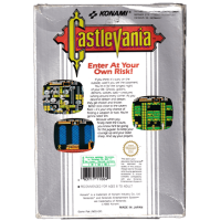 Castlevania* for Nintendo NES A