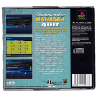 Championship Manager Quiz for Playstation 1