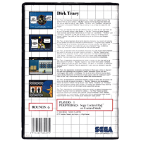 Dick Tracy for Sega Master System