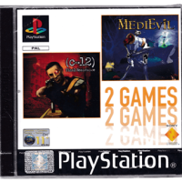Jeux PS1 Medievil & C-12 Final Resistance - Version Allemande Complète (CIB) - Très Bon état