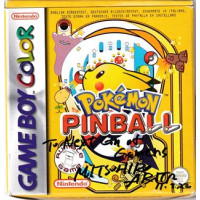 Pokemon Pinball signert for Nintendo Gameboy