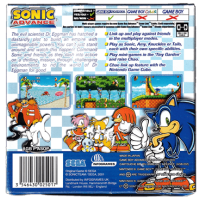 Sonic Advance for Nintendo Gameboy Advance