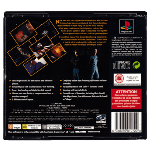 Wing Commander IV: The Price of Freedom for Playstation 1